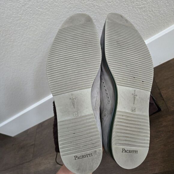 CESARE PACIOTTI LIGHT SPORTY OXFORDS ITALIAN LEATHER MENS SHOES Size 12 main image 4